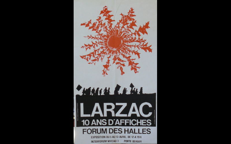 affiche expo affiches Larzac, Paris 