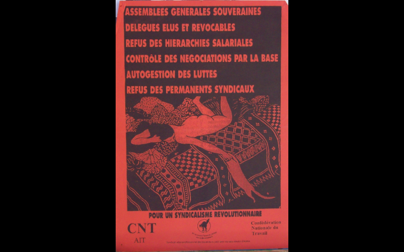 affiche AG souveraine CNT-AIT Ariège 