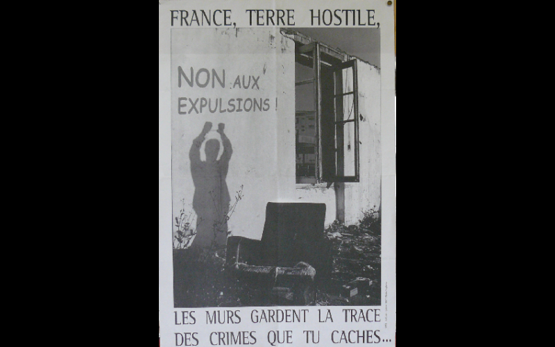 affiche France terre hostile, AAEL, Toulouse, 2007, 45x60 
