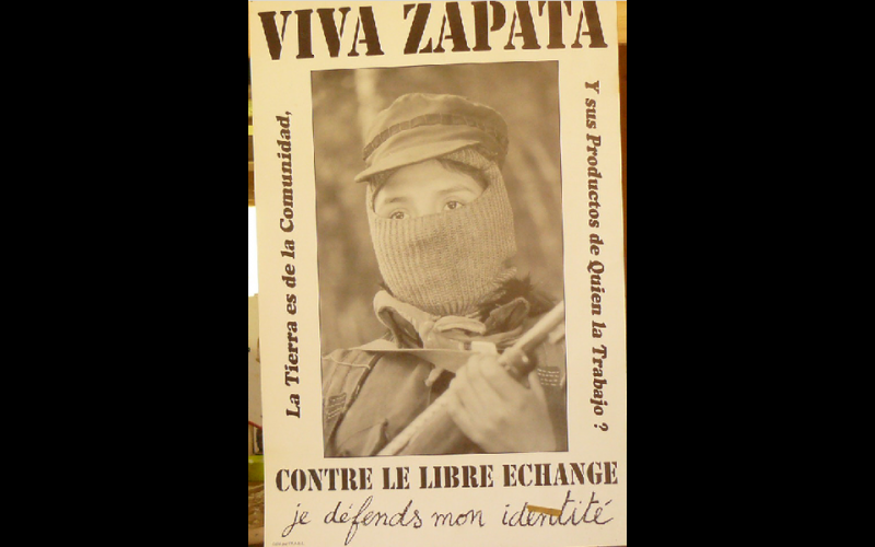 affiche viva Zapata, AAEL, Toulouse 