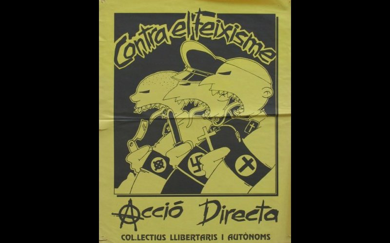 affiche collectius llibertaris i autonoms, Espagne, 45 x 66 