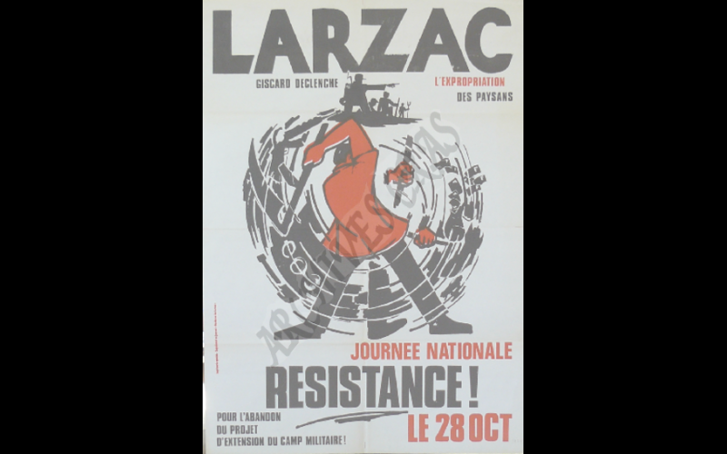 affiche journee nationale larzac 