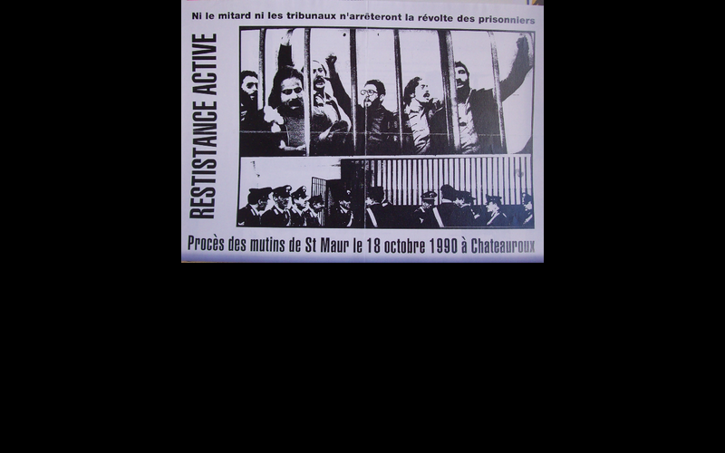 affiche procès mutins St Maur 2, 1990 
