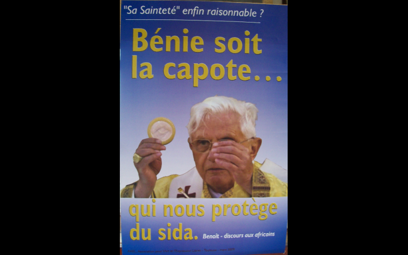 affiche pour la capote, AAEL, Toulouse, 2009 