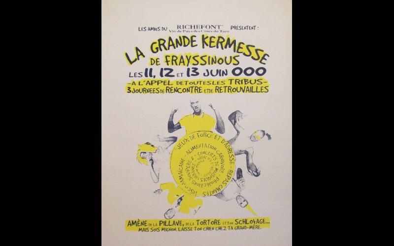 affiche kermesse Frayssinouss (12), 2000 