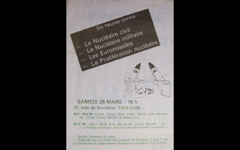1983 (mars) - 6h contre nucléaire civil et militaire - Toulouse. 
