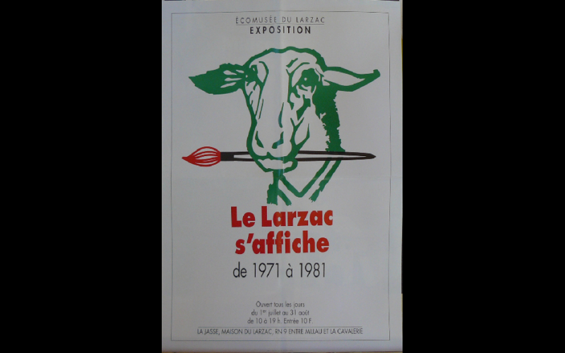 affiche expo Larzac 1971-1981 