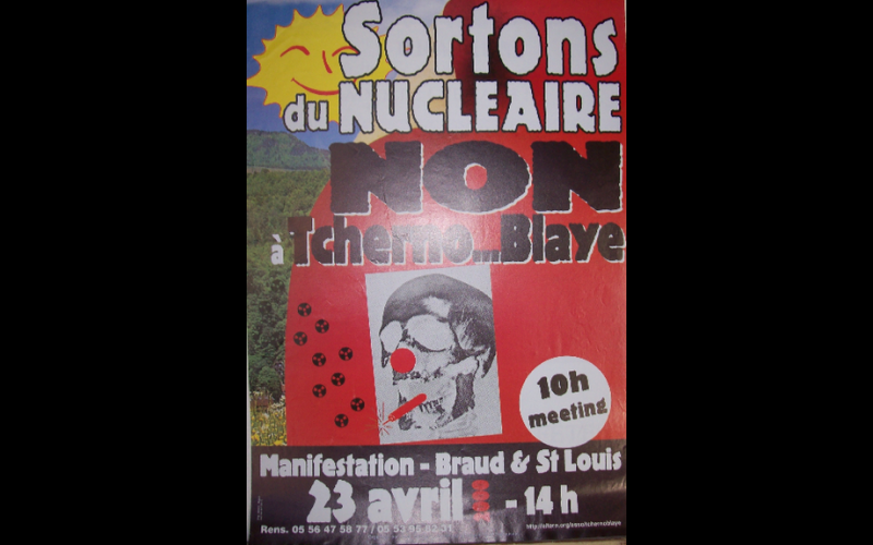 2000 - Manifestation Non à Tcherno...Blaye - Braud St Louis (Gironde) 
