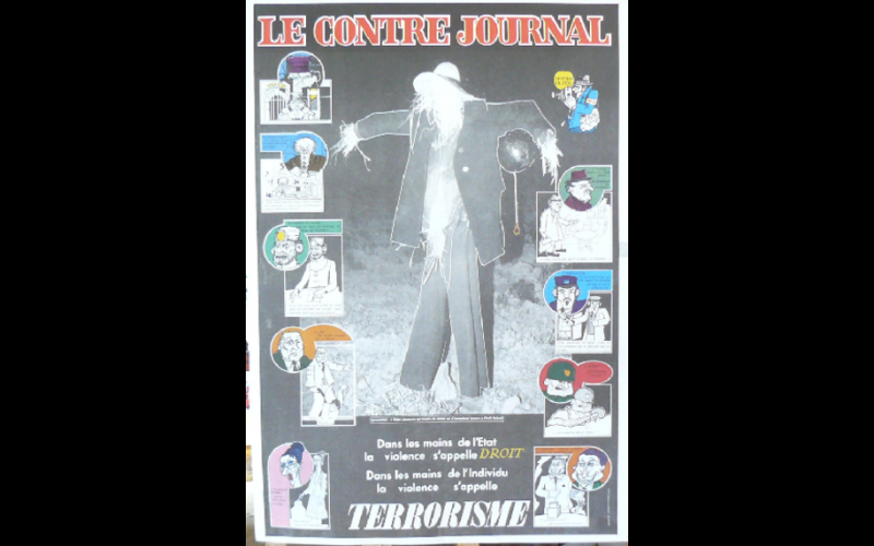 affiche contre jounal terrorisme, Toulouse 