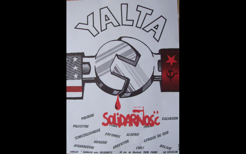 affiche Yalta Solidarnosc 