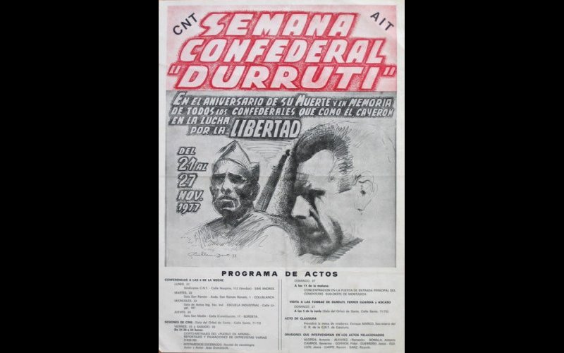 N°228 Semana confederal Durruti CNT-AIT nov. 1977 MF Esp. 35x50 