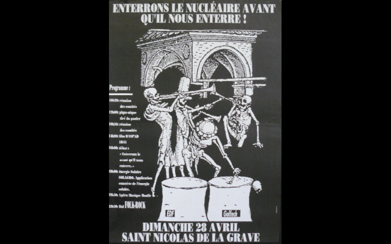 1991 - Golfech - Rassemblement à St Nicolas de la Grave - Stop Golfech - F85x60 