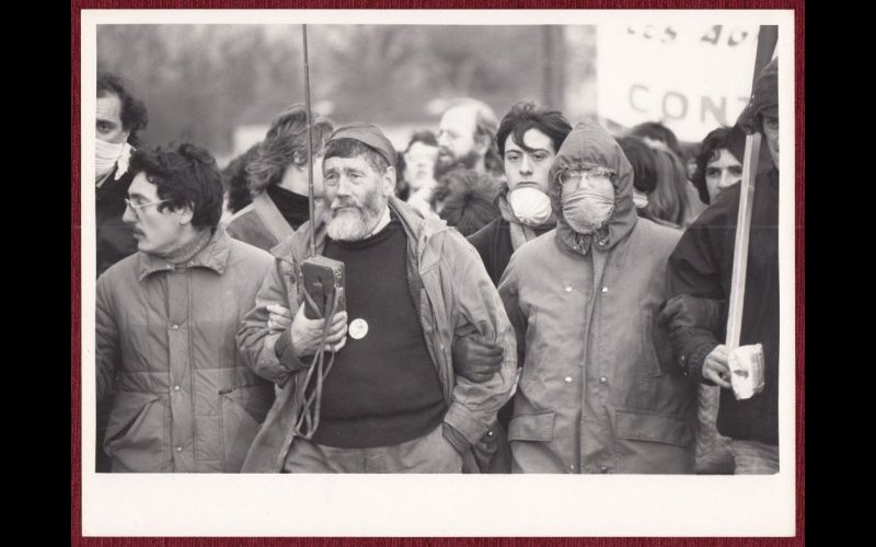 29/11/1981 manifestation antinucléaire à Golfech 
