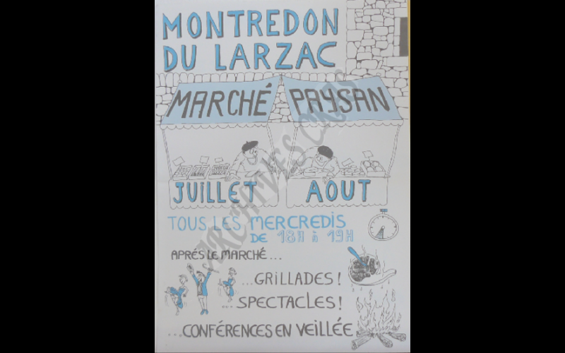 affiche marche montredon-larzac 
