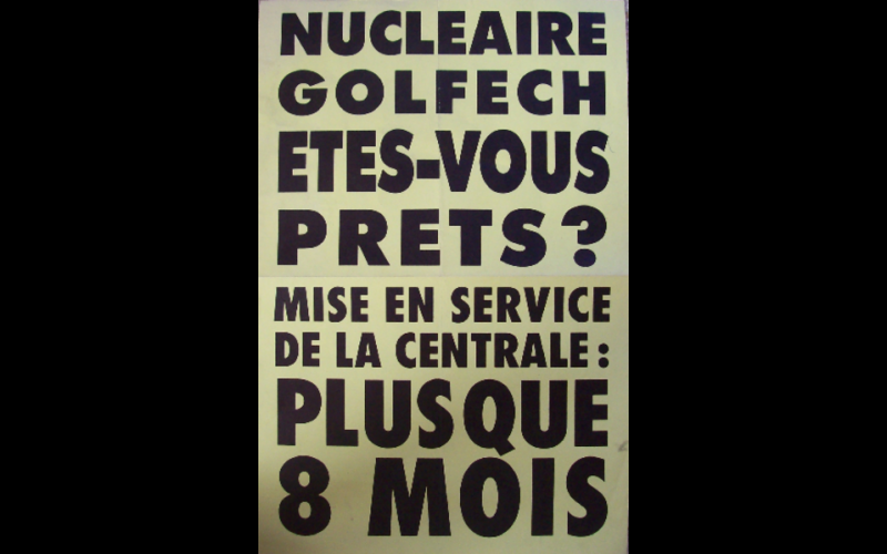 1989 - Dans 8 mois démarrage réacteur 1 de Golfech - 