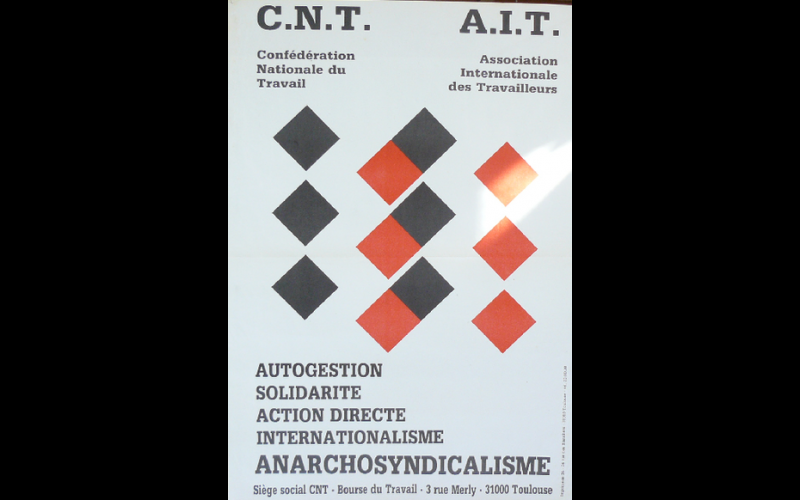 Affiche CNT-AIT, Toulouse 