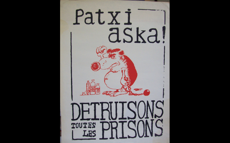 affiche contre les prisons, Pays basque 