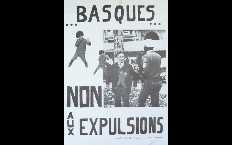 affiche expulsions basques, comité euskadi Toulouse 