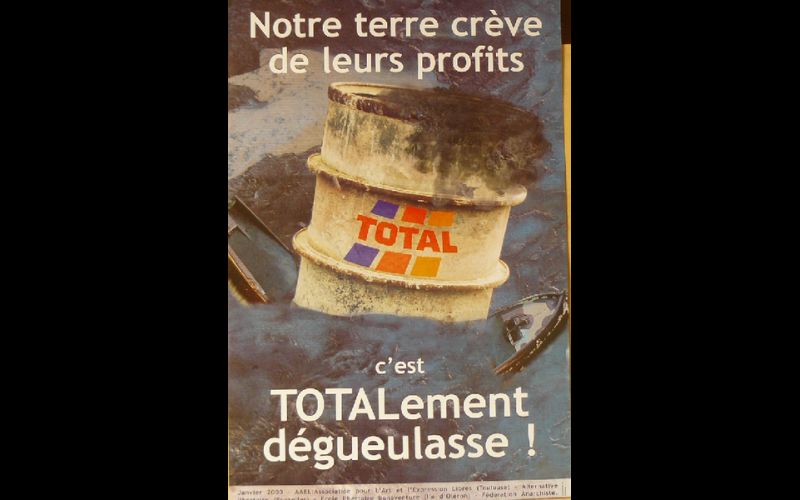affiche Total-Erika, AAEL, 2000 