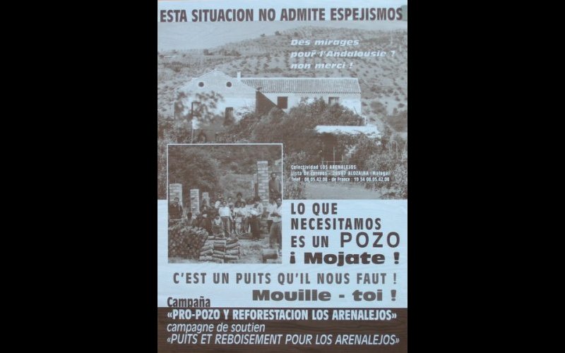 N°223 Campagne de soutien Puits et reboisement pour los Arenalejos Malaga 1996 MF Esp. 30x42 